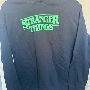 STRANGER THINGS - Black Sweater Kids 12-14